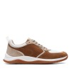 Clarks - Puxton Run Dark Tan Combi Suede